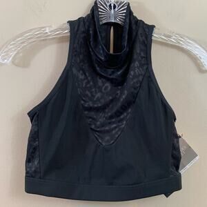 Victoria’s Secret Cheetah Halter Black Bra